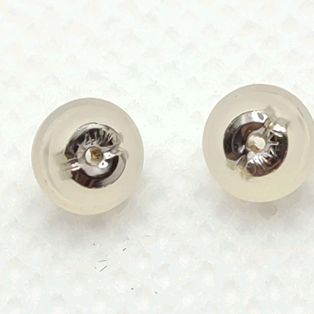 プラチナ Pt900 スタッドピアス ダイヤモンド シリコンキャッチ 保証書付き