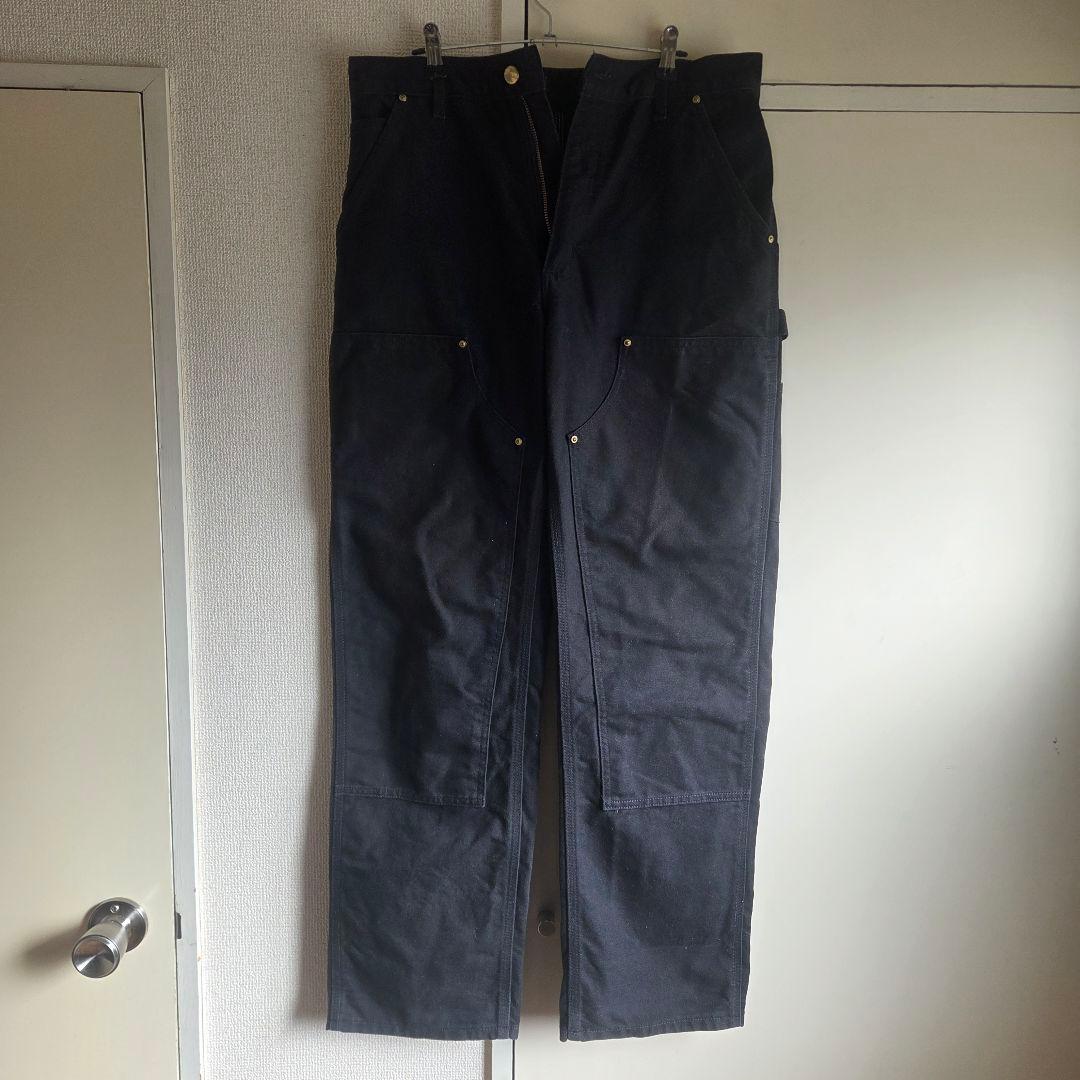 Carhartt ダブルニー ブラック 32x32