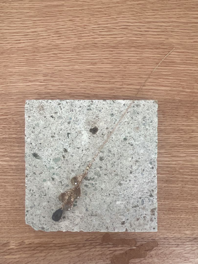 agete K10 片耳用 ロング アメリカンピアス【最終価格】