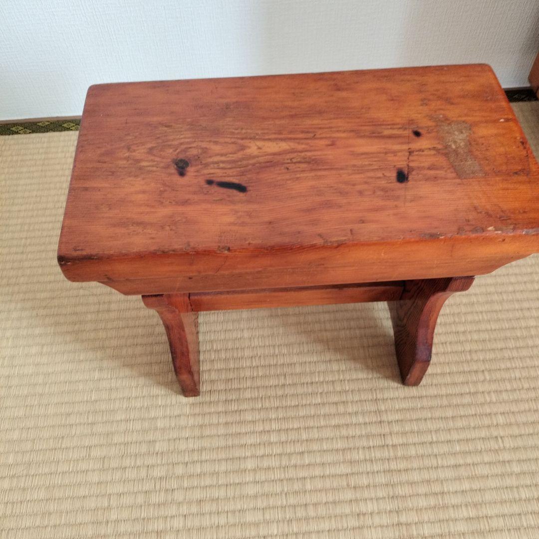 イギリスアンティーク　ロースツール　英国アンティーク木製チェア