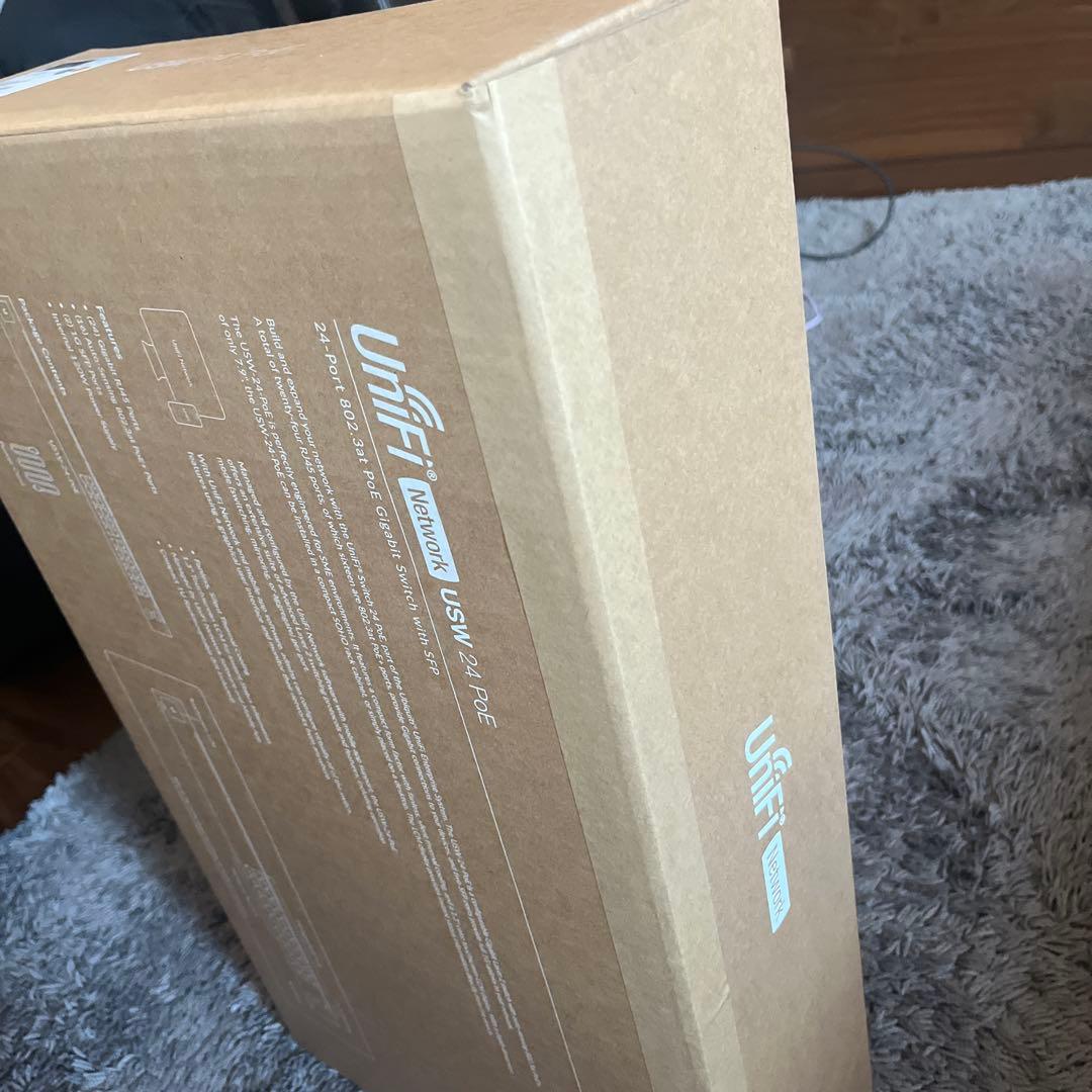 UniFi USW 24 PoE スイッチ　新品未開封　画像確認マスト