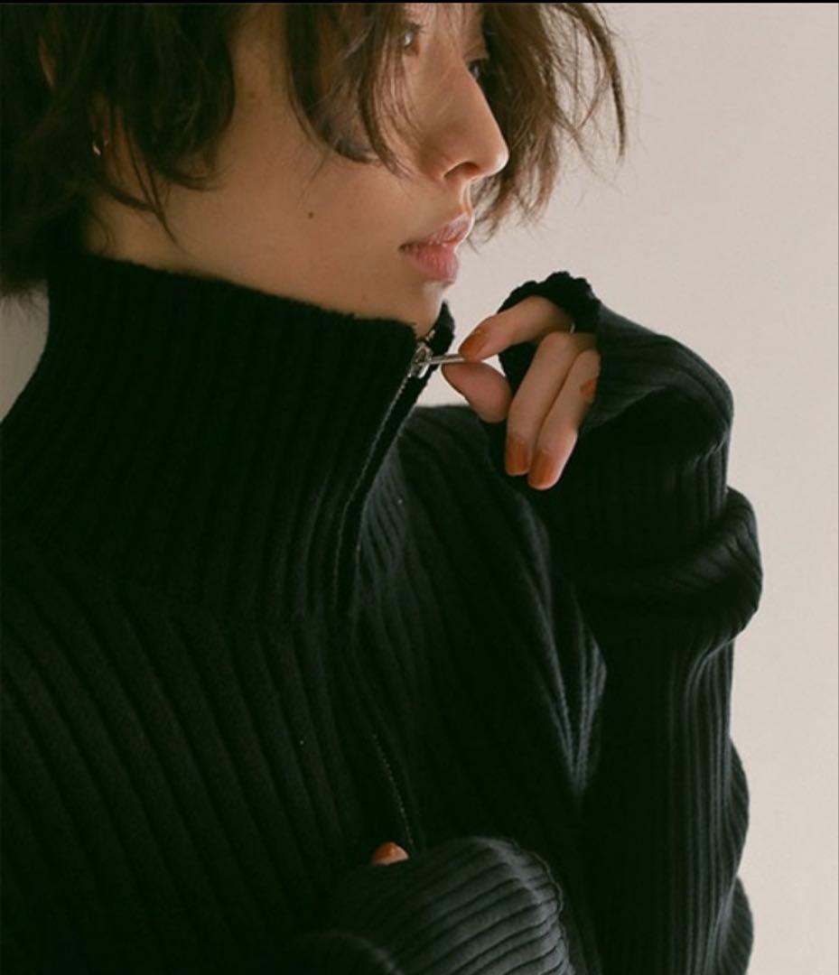 【美品】 ETRE TOKYO ハーフジップタートルニットベスト