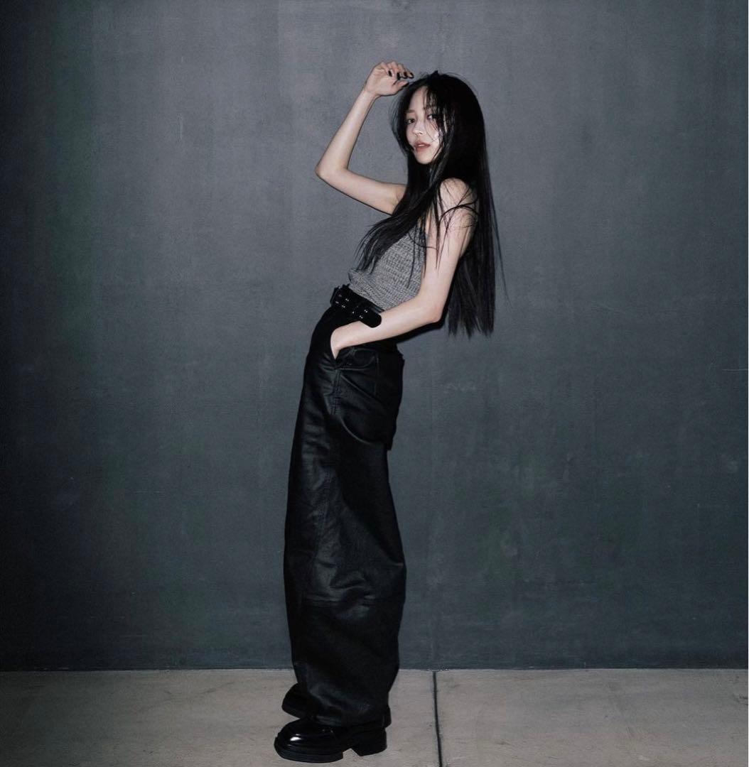 meltthelady parachute pants レザー パンツ