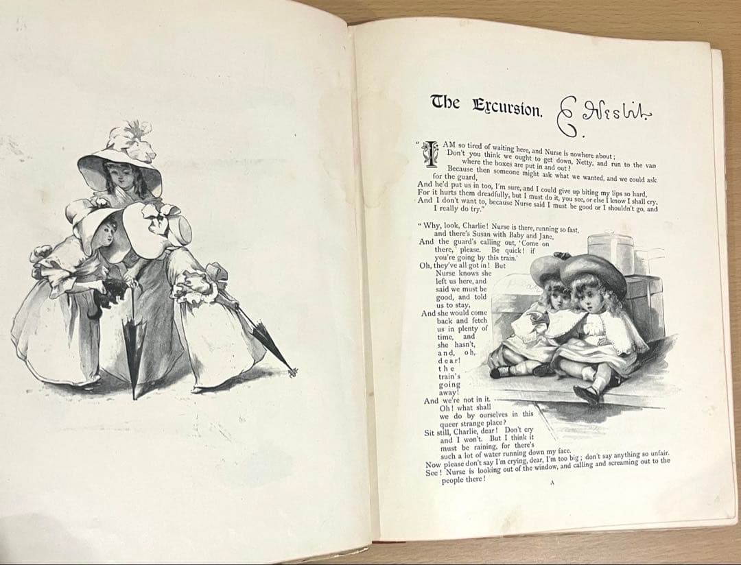 No.325 アンティーク 古書 洋書 絵本 ビクトリアン 児童書