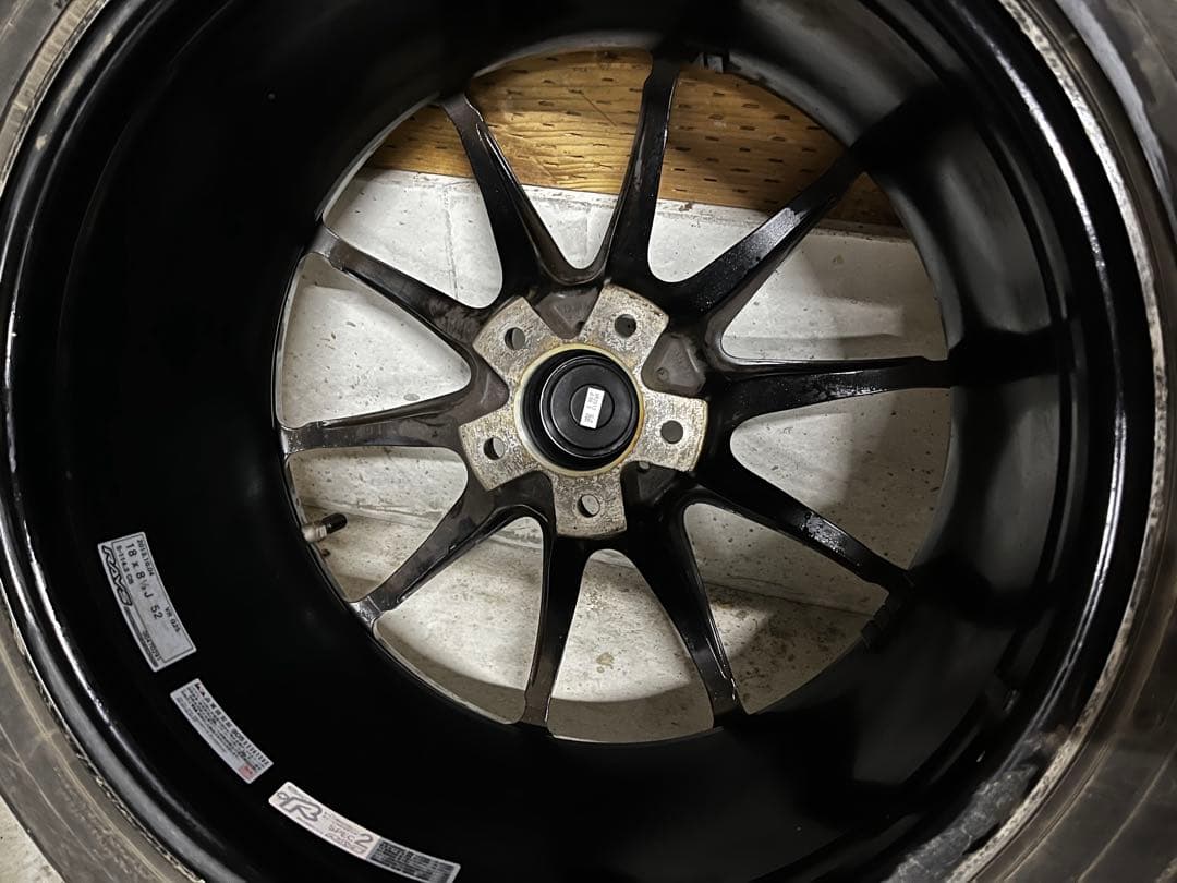 RAYS VR G25 18 x 8.5J ホイールセット