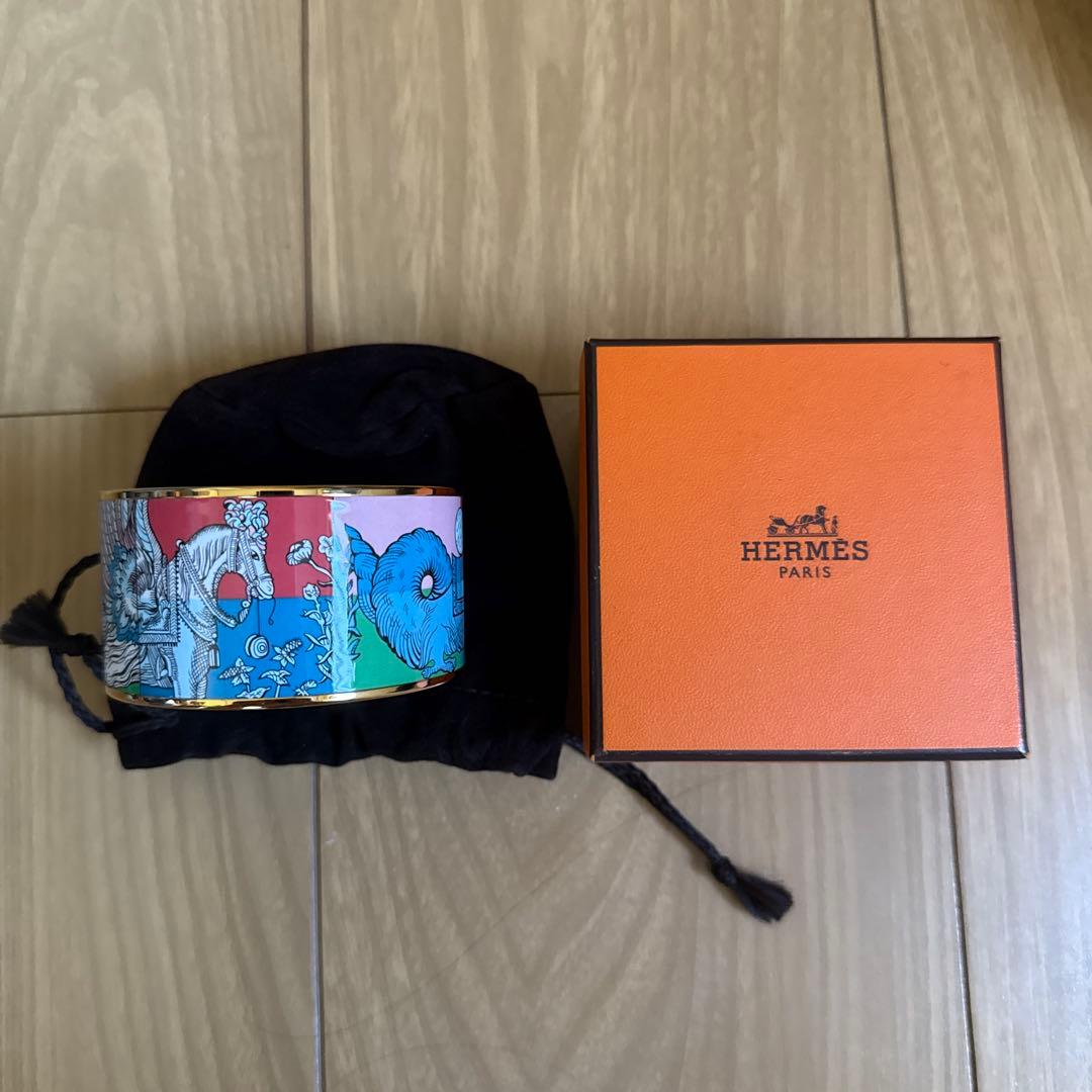 エルメス エナメルバングルブレスレット