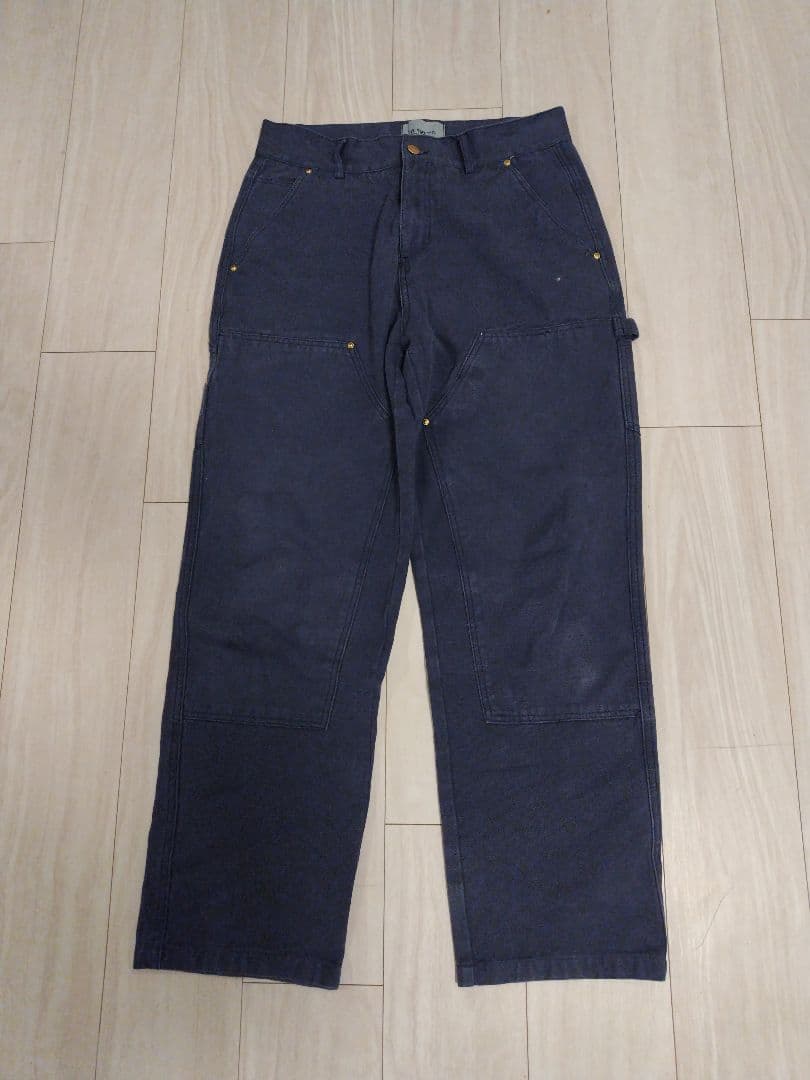 carhartt　ダブルニー　パンツ　ブルー