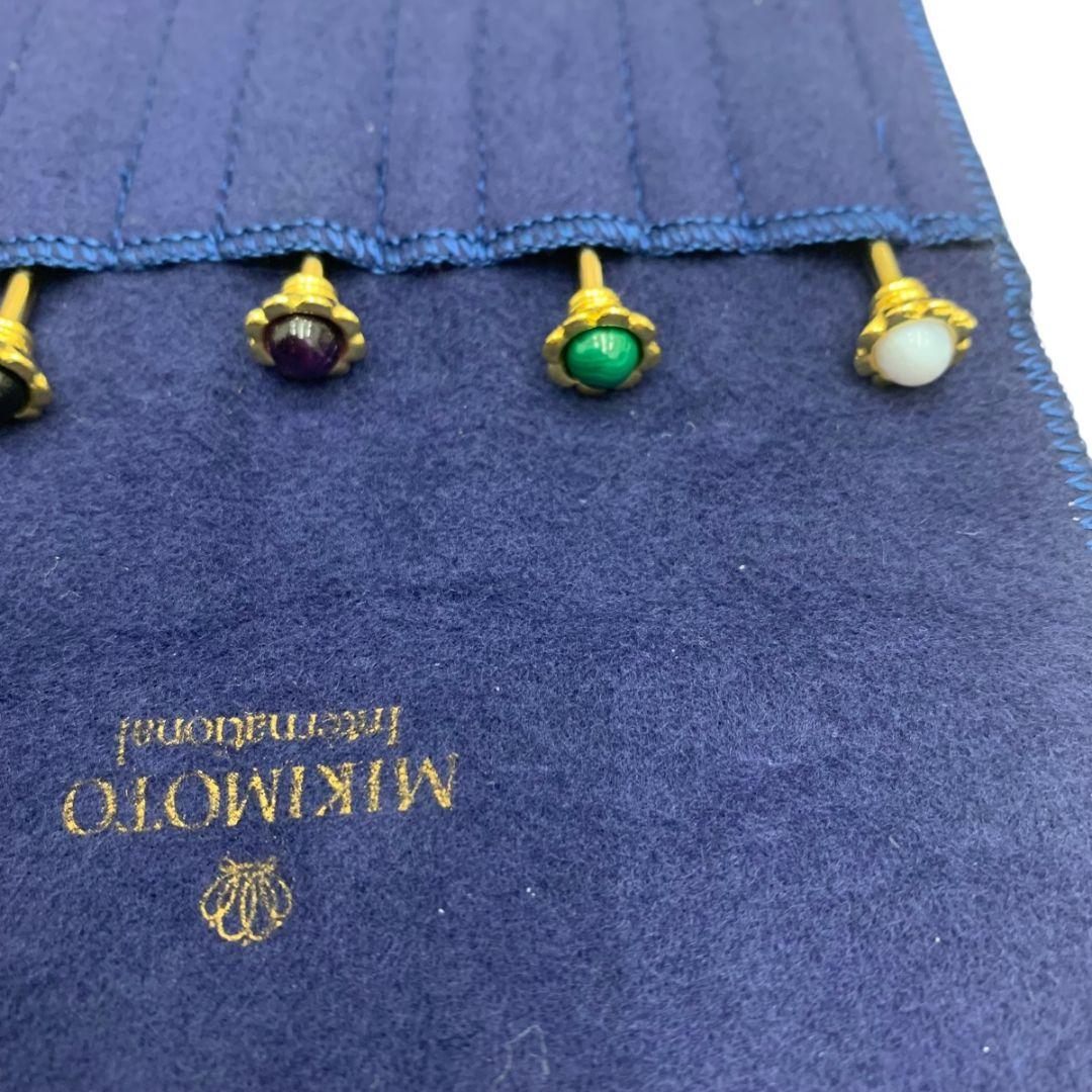 I16330 【最安値】 MIKIMOTO ミキモト　半貴石　フルーツピック