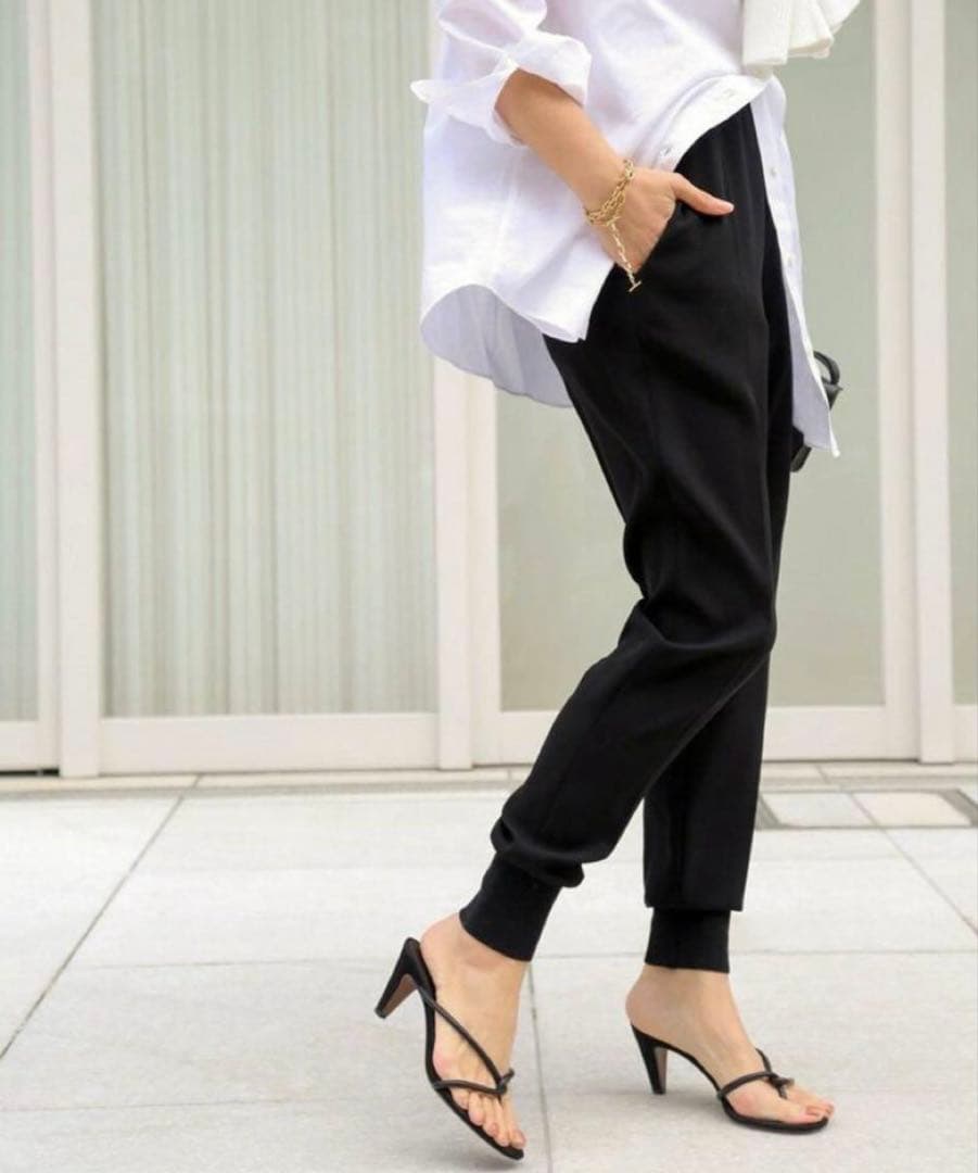 Deuxieme Classe EDEN リブパンツ