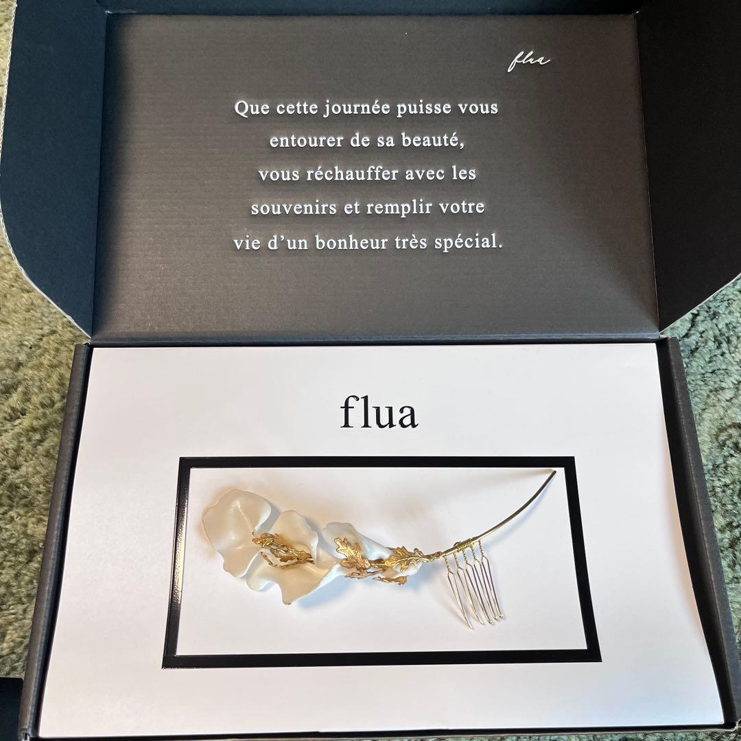 flua 2way flower haired ブライダルアクセサリー