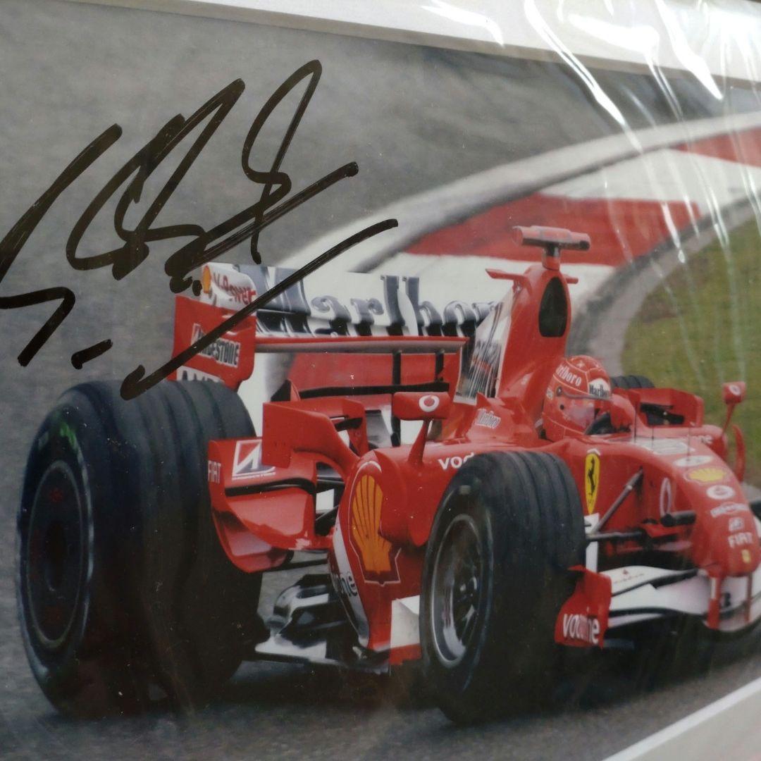 M.シューマッハ直筆サイン入りフォト