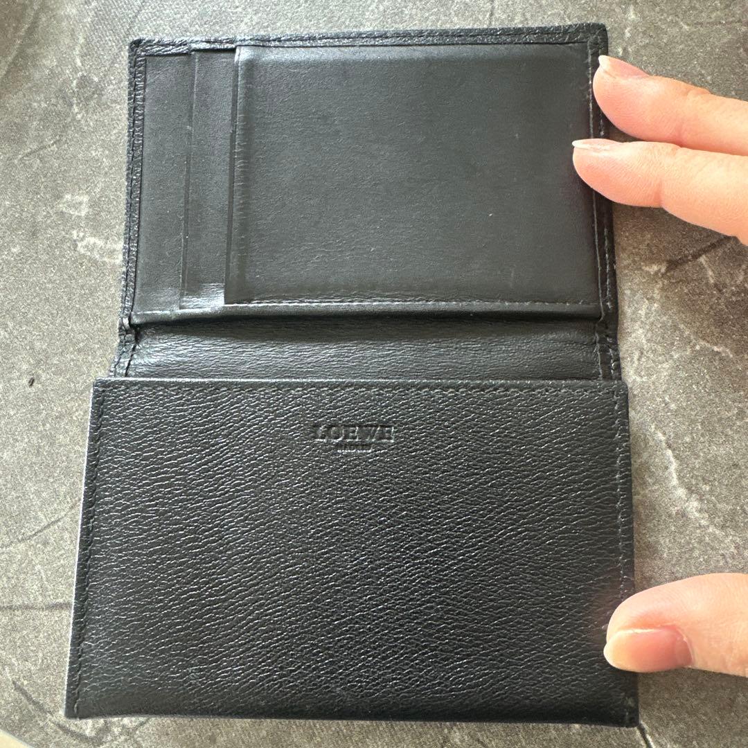 ロエベ　名刺入れ　ブラック