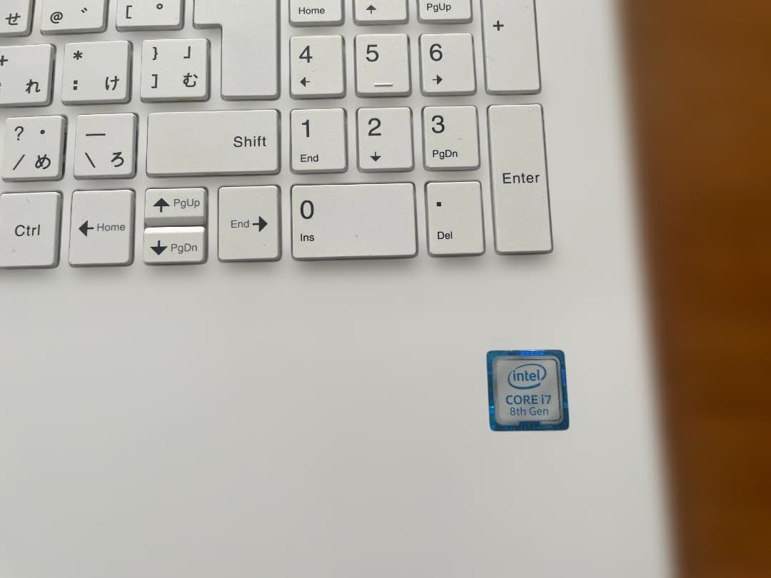 NEC高性能PC i7 8GB 高速SSD256G+1TB Office2024