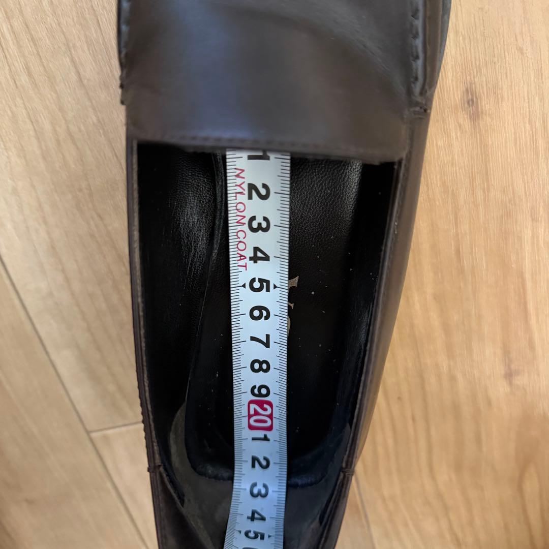 プラダ スクエアトゥ レザー ローファー スリッポン PRADA