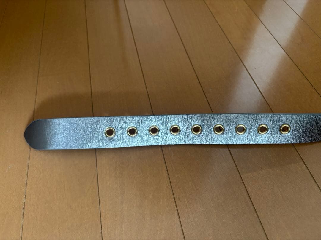 ヴィヴィアンウエストウッド レザー ベルト グレー シルバー ゴールド オーブ