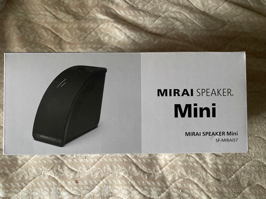 新品未開封　ミライスピーカーミニ　13時まで値下げ！少しばかり値段交渉応じます。