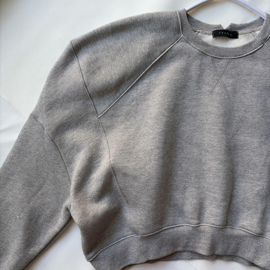 AMOMMA PUFF SLEEVE SWEAT パワーショルダー スウェット