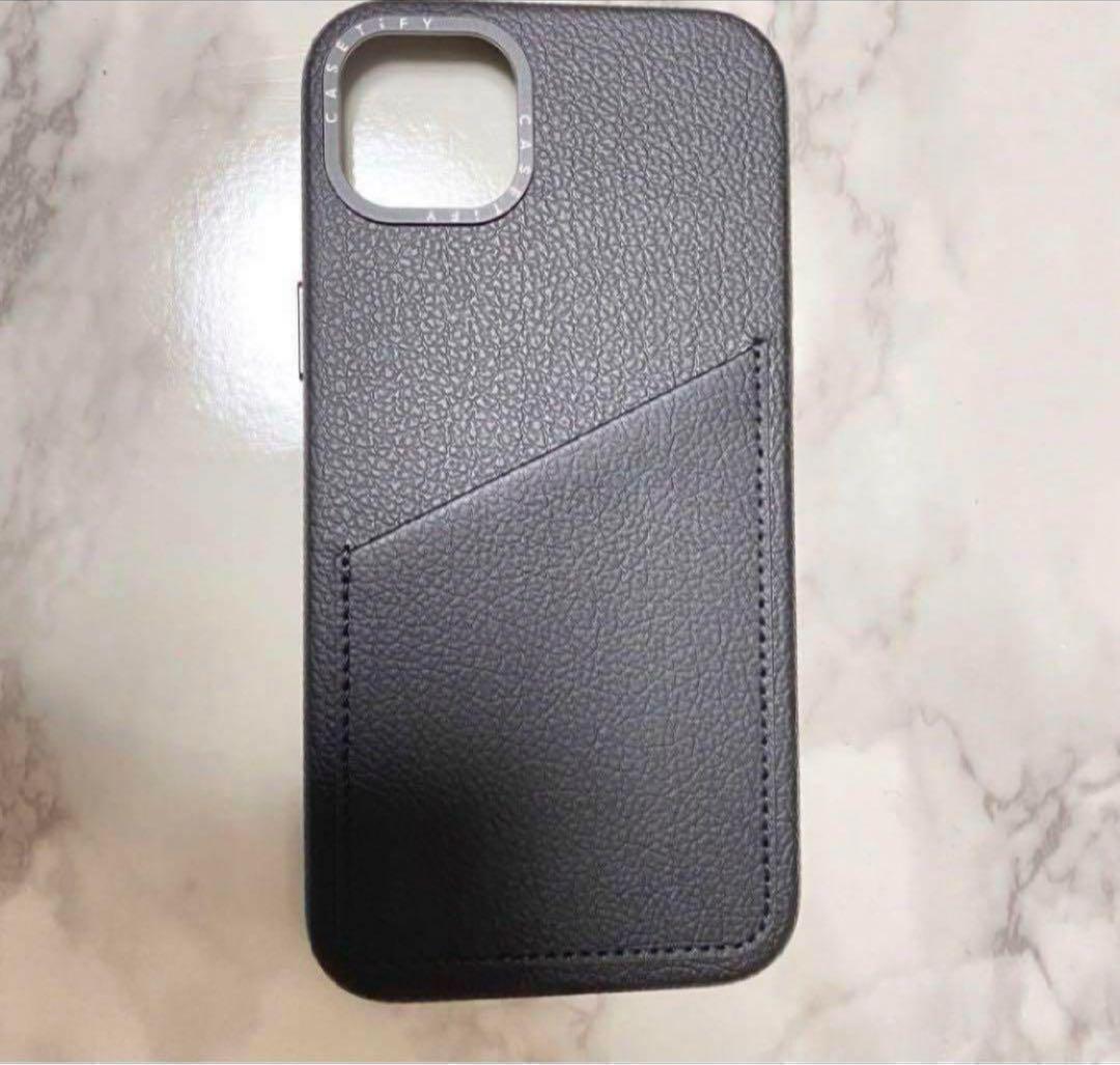 未使用Casetify iPhone14 Plus 15Plus レザーケース