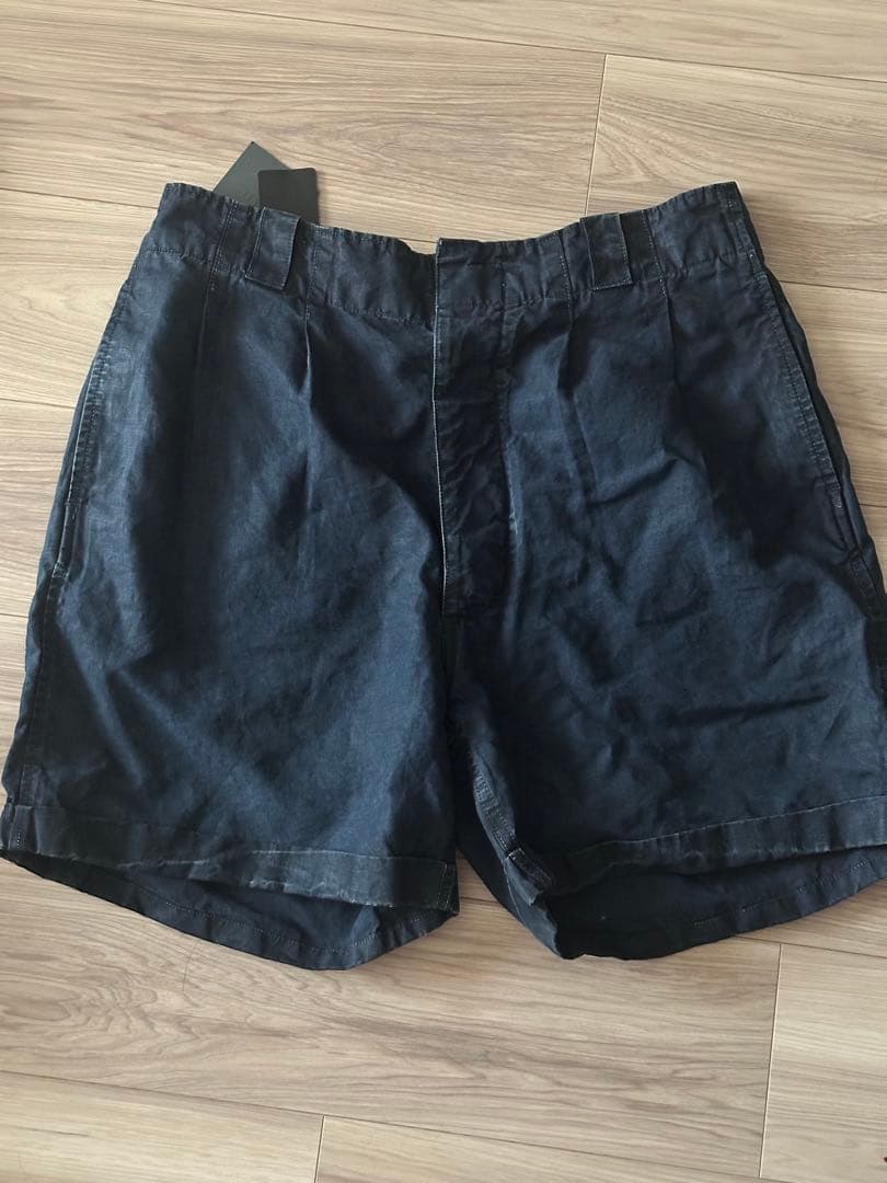 OUTIL インディゴ リネンショートパンツ サイズ2