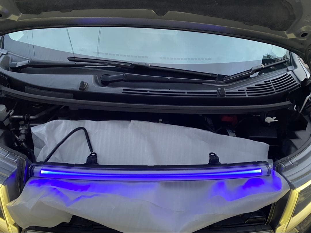 ムーヴカスタム フロントグリルイルミネーションランプ(ブルー色)