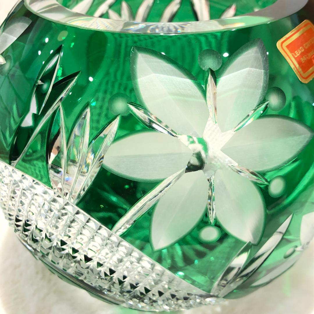 □DRESDEN KRISTALL ドレスデンクリスタル ドイツ製 花瓶