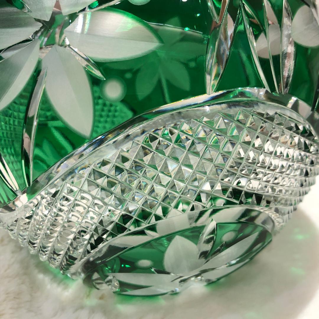 □DRESDEN KRISTALL ドレスデンクリスタル ドイツ製 花瓶