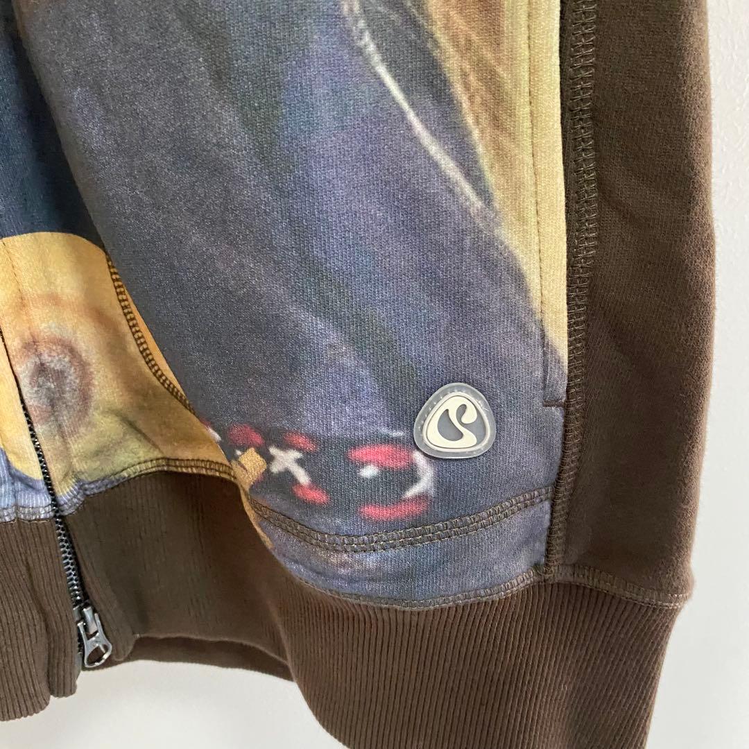 COYSEIO Ear Muff イヤーマフ フード ジップ ブラウン