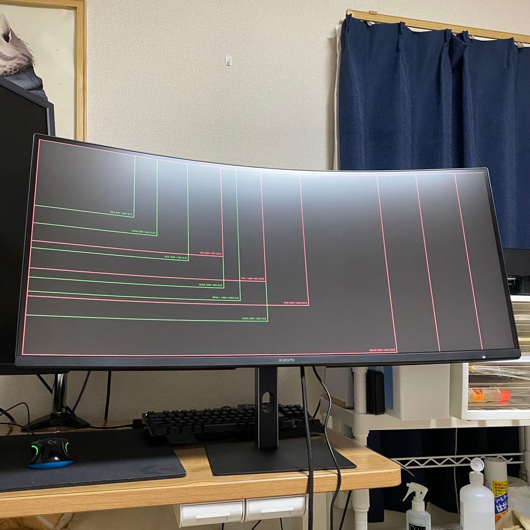 Xiaomi ゲーミングモニター G34WQi 34インチ 美品 2024年製