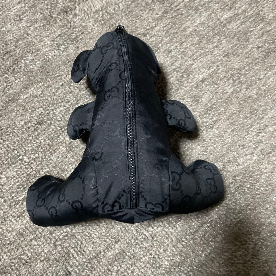 ラ*子様 GUCCI グッチ くま エコバッグ ショルダーバッグ ブラック