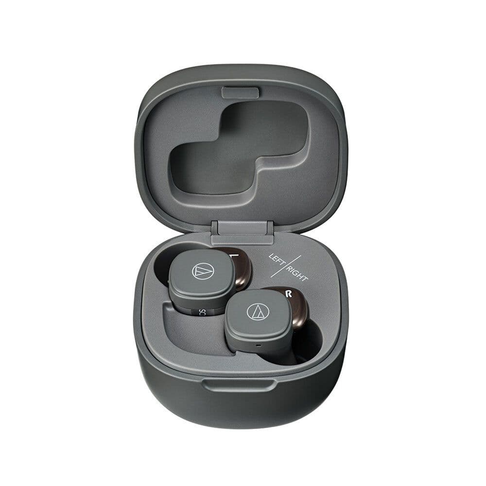専用 Audio-Technica ワイヤレスイヤホン グレー
