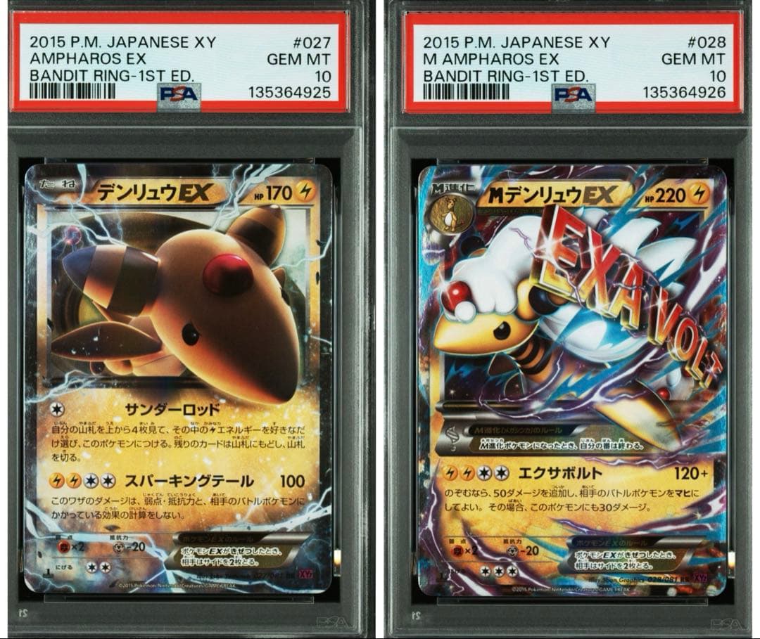 MデンリュウEX RR :1ED [XY7 028/081] PSA10 連番