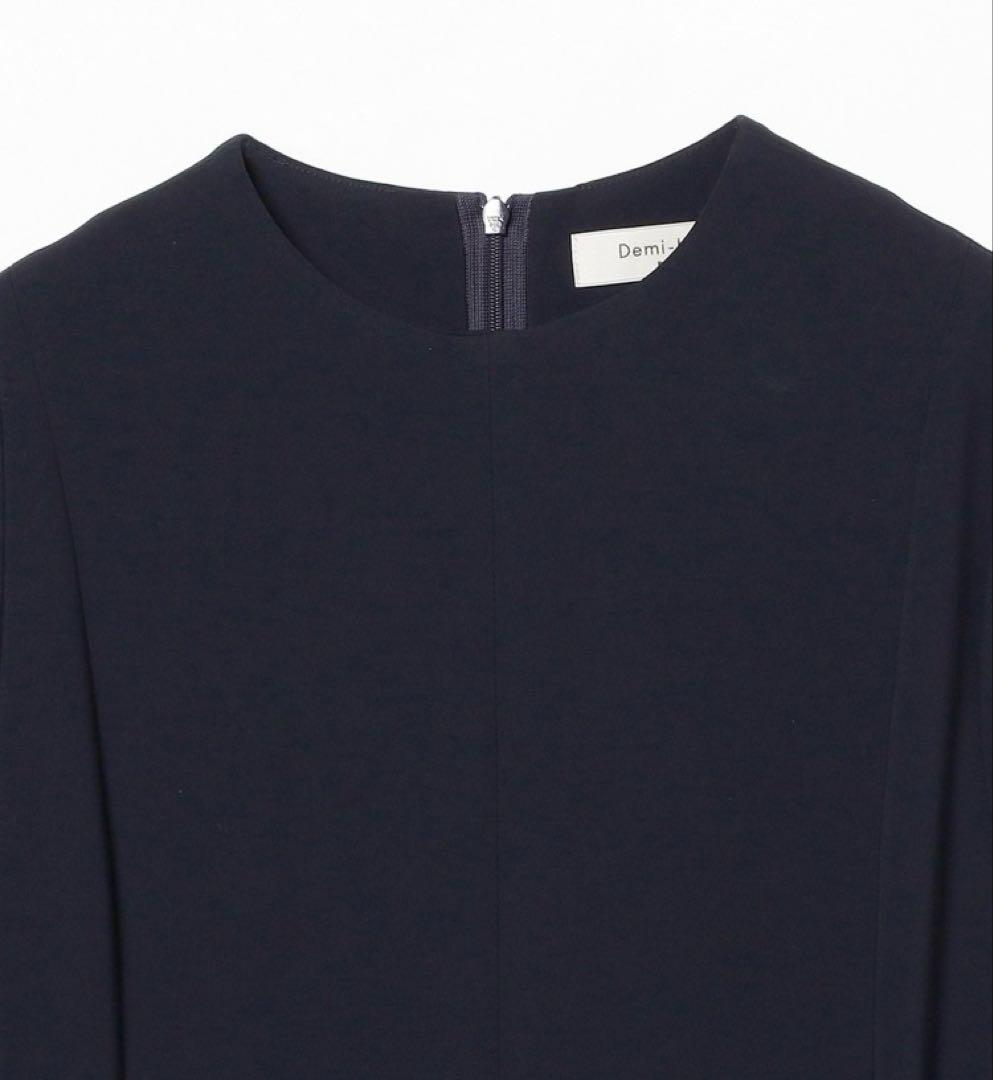 セレモニー　フォーマル　ベルト付 ドレス　ワンピース　長袖