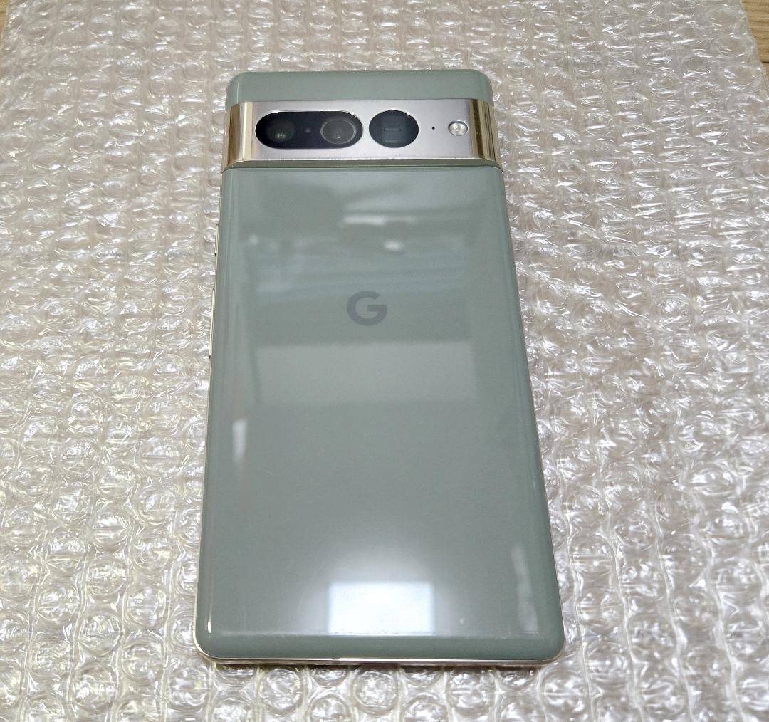 美品 Google Pixel7 Pro 128GB ヘーゼル SIMフリー