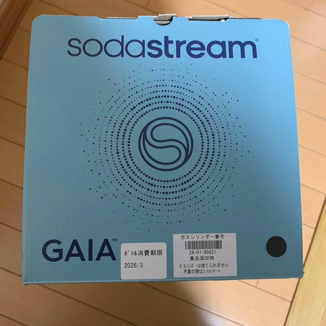 SodaStream GAIA ブラック 炭酸水メーカー 未使用　ガイア