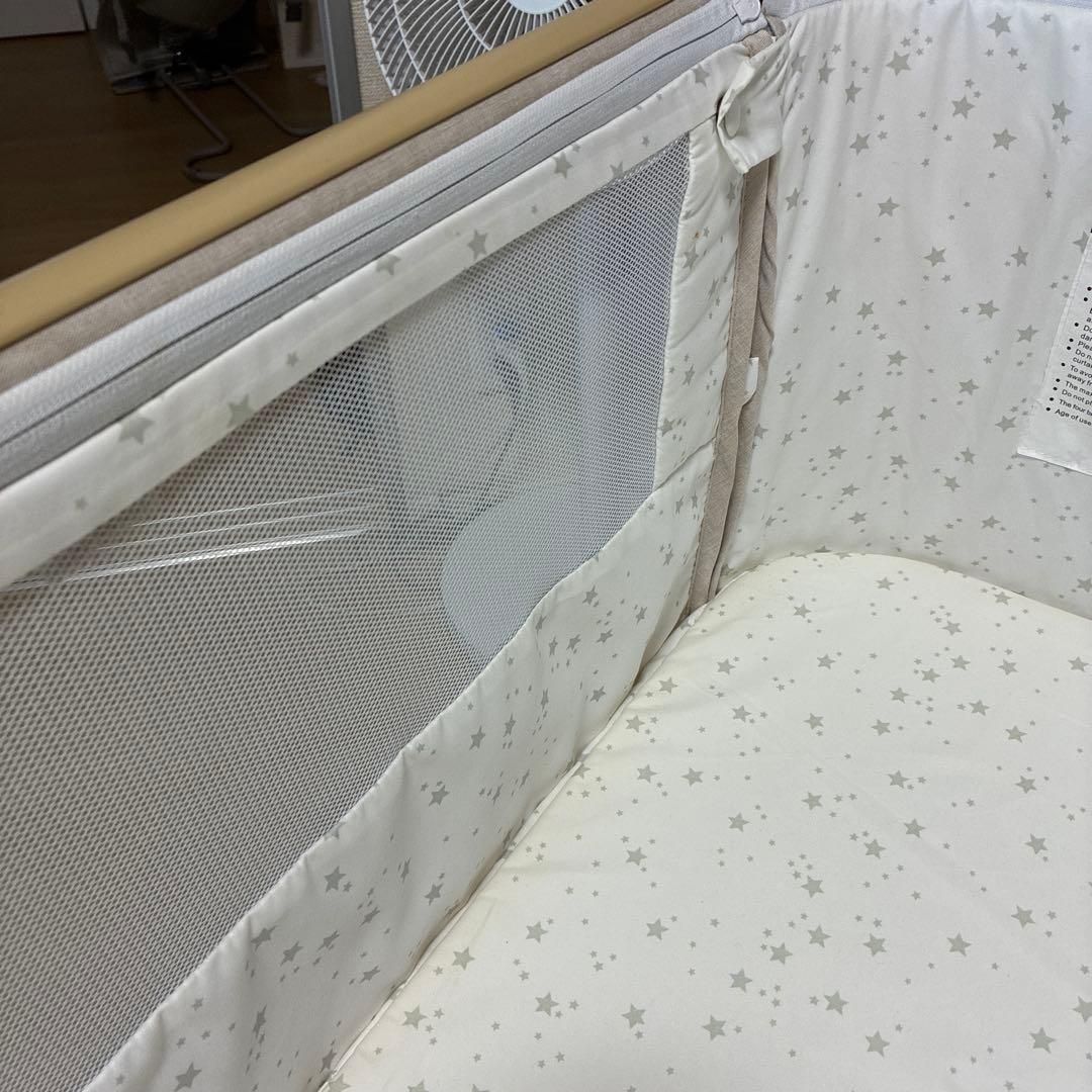 p*n様 【美品】HZDMJ ベビーベッド 折りたたみ マットレス付き 固定ベル