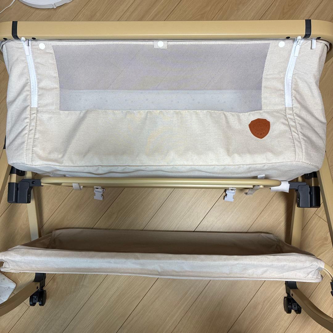 p*n様 【美品】HZDMJ ベビーベッド 折りたたみ マットレス付き 固定ベル