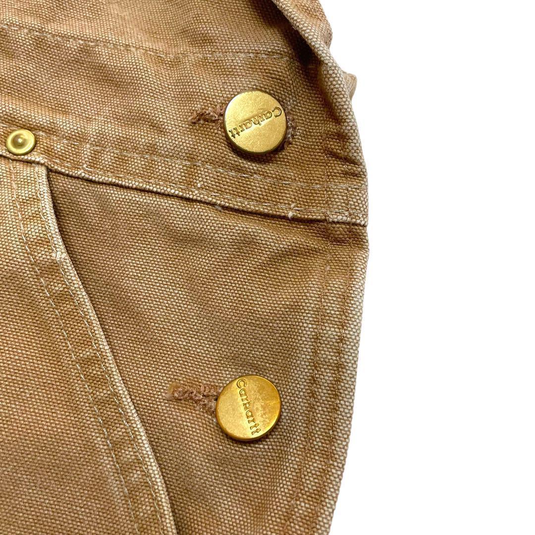 US古着 carhartt カーハート オーバーオール ダブルニー ビッグサイズ