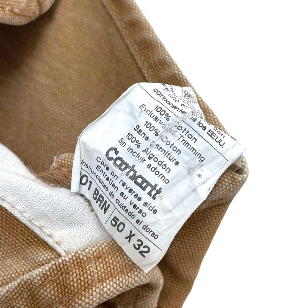 US古着 carhartt カーハート オーバーオール ダブルニー ビッグサイズ