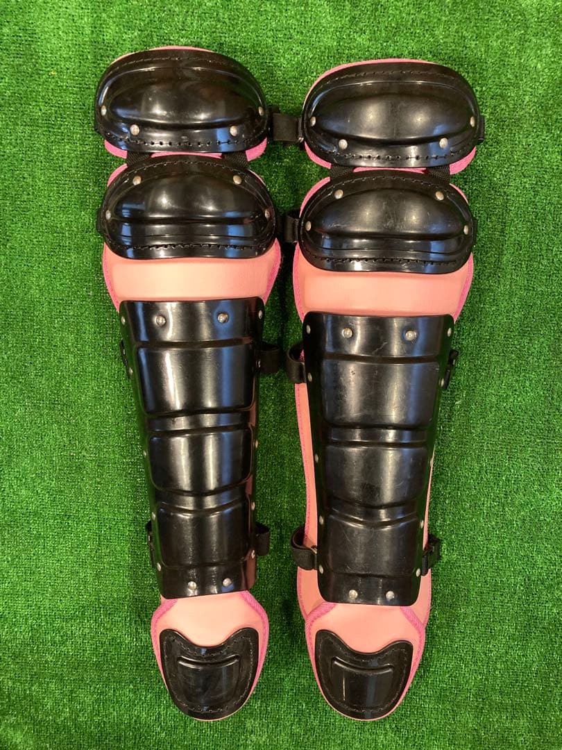 ベルガード キャッチャー 捕手用 レガース 一般硬式用 ピンク ブラック 日本製