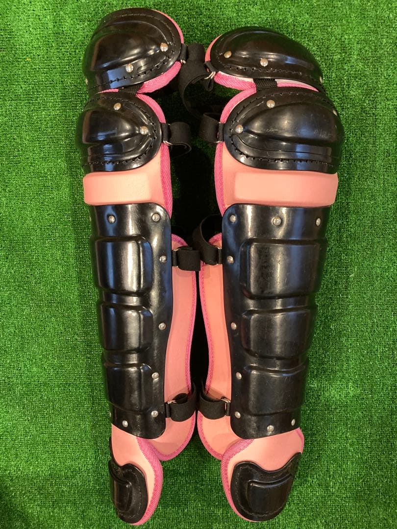 ベルガード キャッチャー 捕手用 レガース 一般硬式用 ピンク ブラック 日本製
