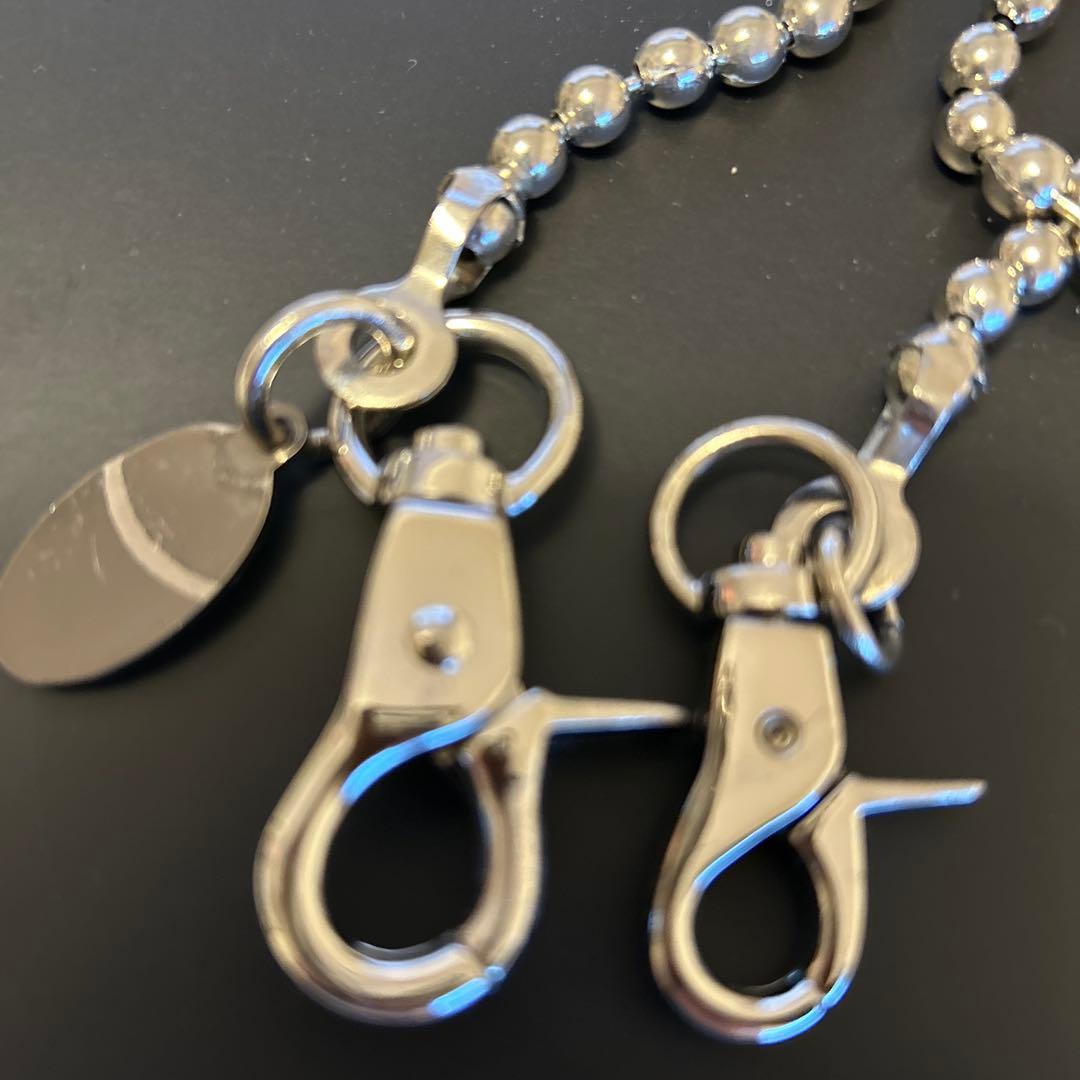 HYSTERIC GLAMOUR ウォレットチェーン　シルバー　63㎝