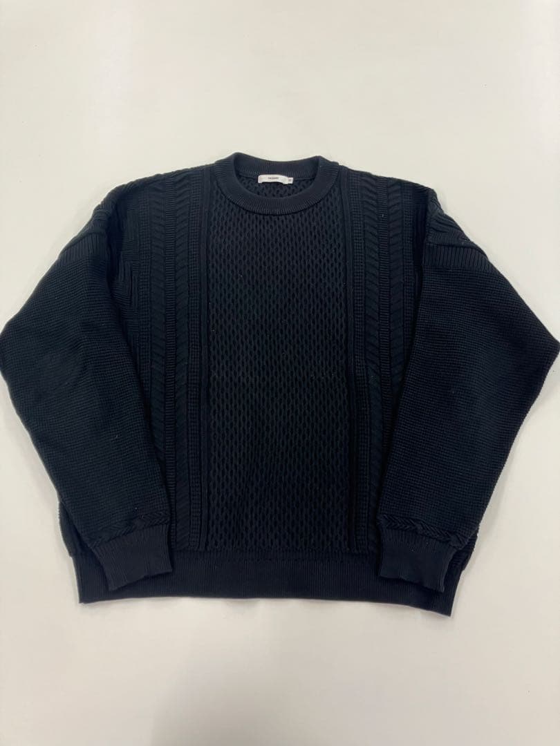 ヘ*い様 YASHIKI ヤシキ　susuki knit サイズ3 ブラック