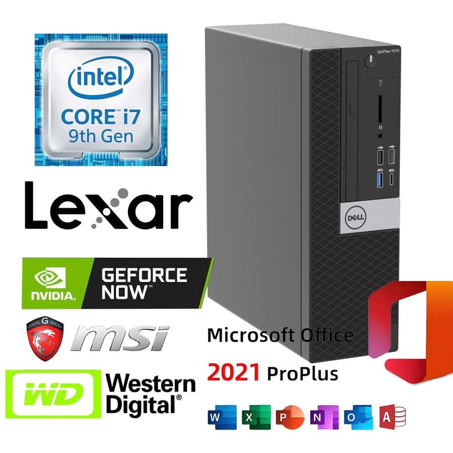 専用 DELL Optiplex 7070 i7 9700 独立グラフィック