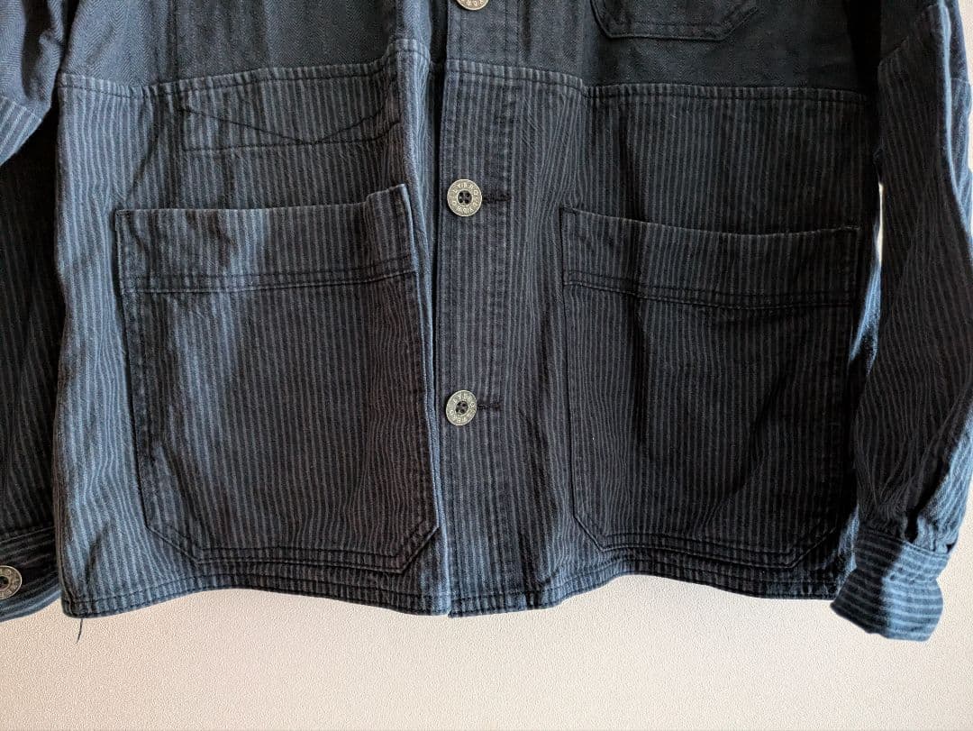 LYBRO フレンチワークジャケット クレイジーパターン ナイジェル