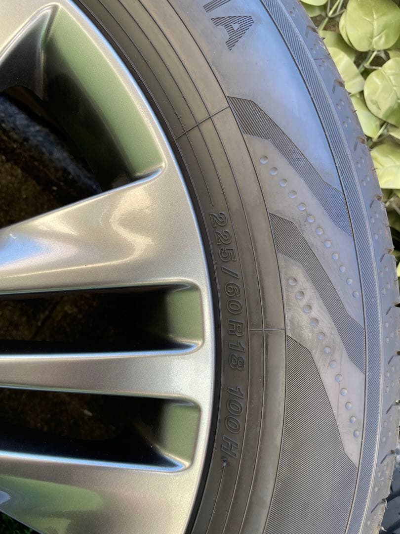 【美品】40アルファード純正18インチ タイヤホイール4本