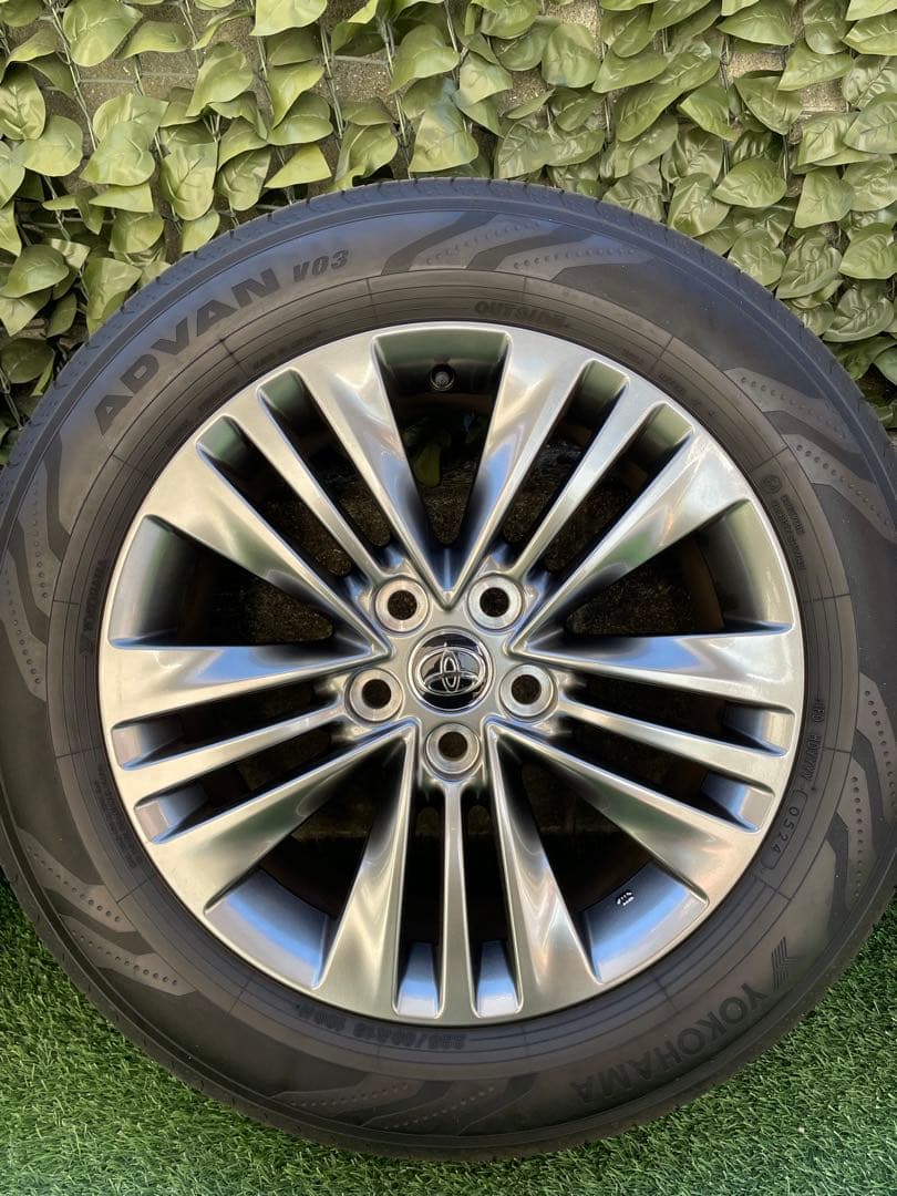 【美品】40アルファード純正18インチ タイヤホイール4本