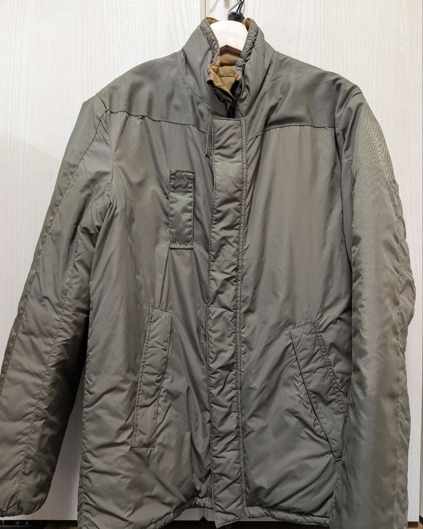 オランダ軍　SOFTY ダウンジャケット　リバーシブル　M　収納袋付