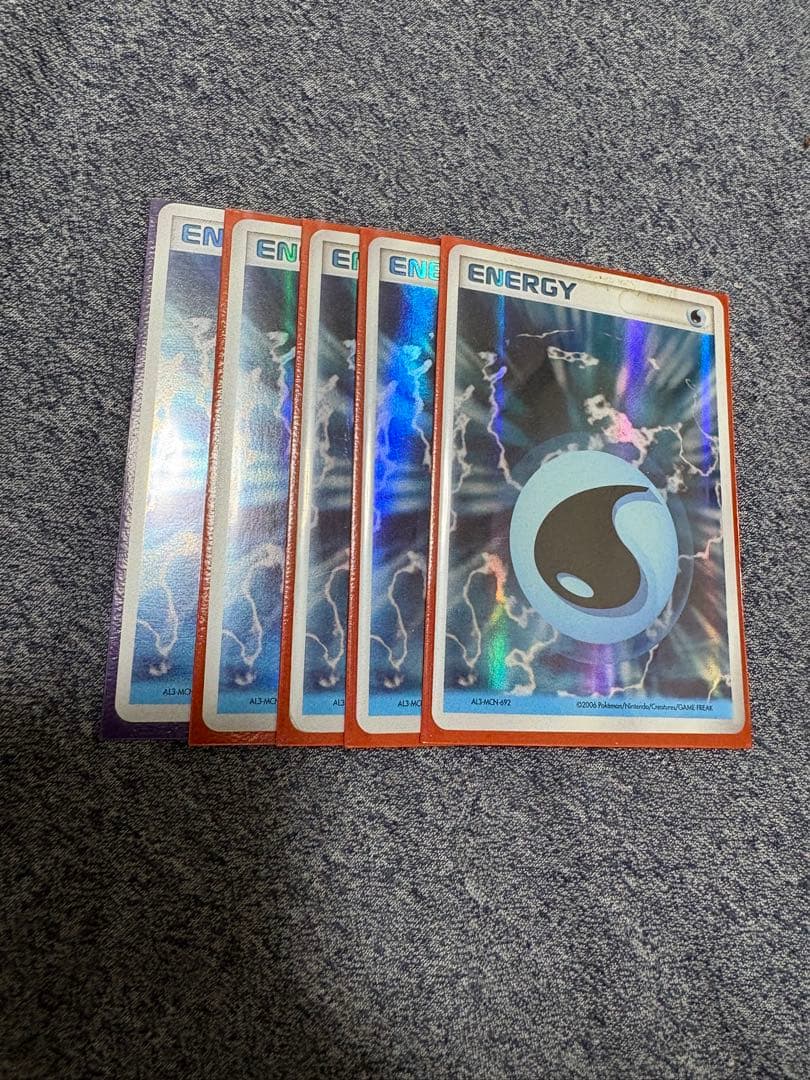 ポケモンカード エネルギー ホロン　水　5枚セット