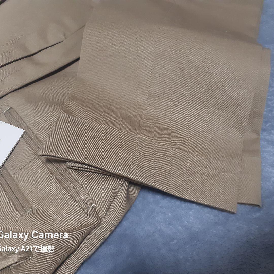 【新品】BRGLIA (ブリリア)キャメル ドレスチノパン 33