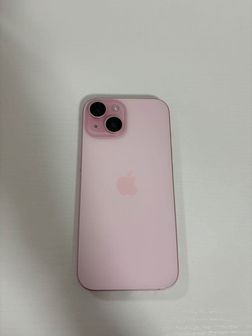 【美品】Apple iPhone 15ピンク 本体　バッテリー容量87%